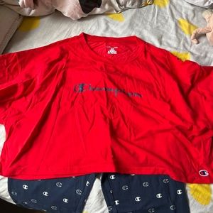 Champion Jogger Sleep Set large new with tag